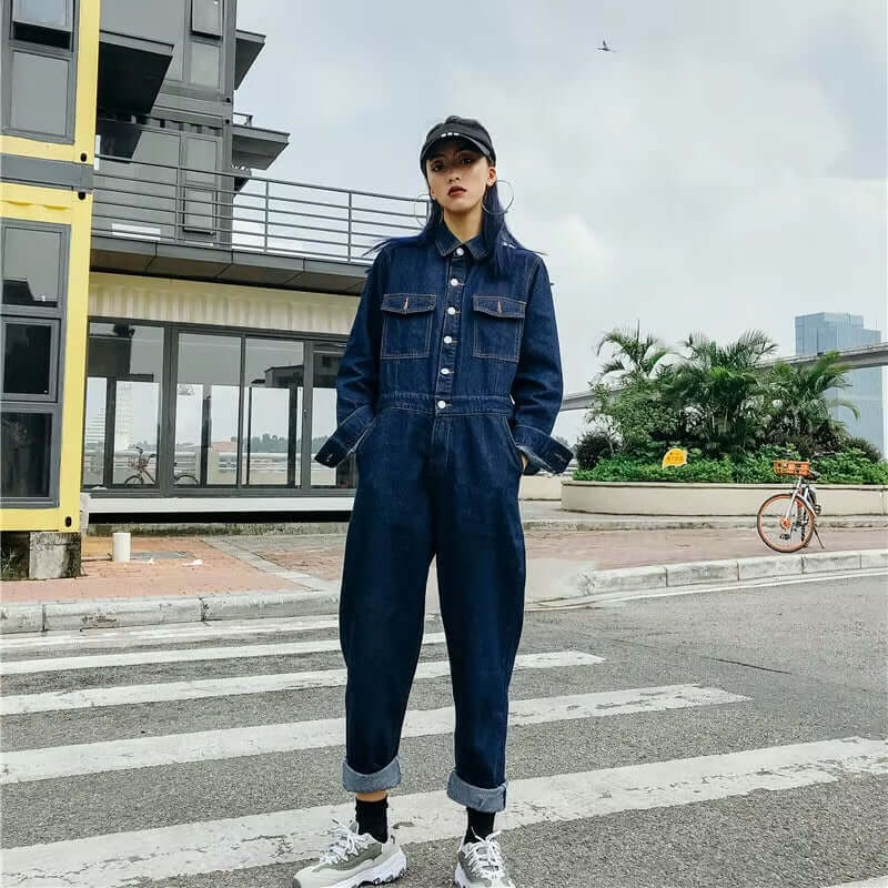 Denim Jeans Jumpsuit for Women