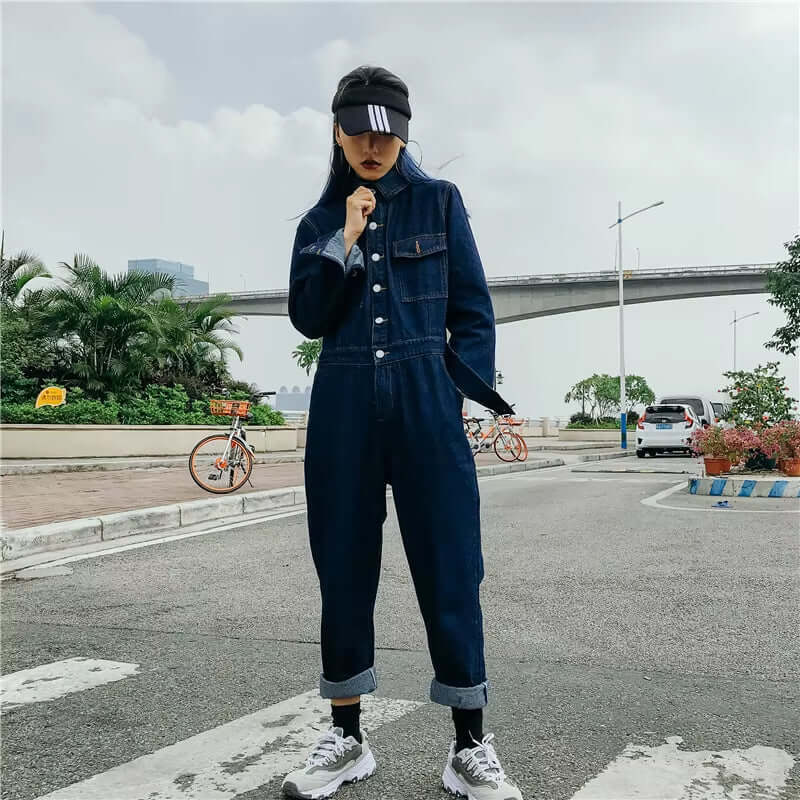 Denim Jeans Jumpsuit for Women