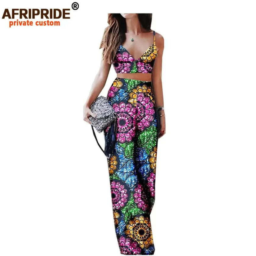 African print 2 piece set for women