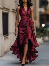 Women'S Halter Neck Maxi Dress