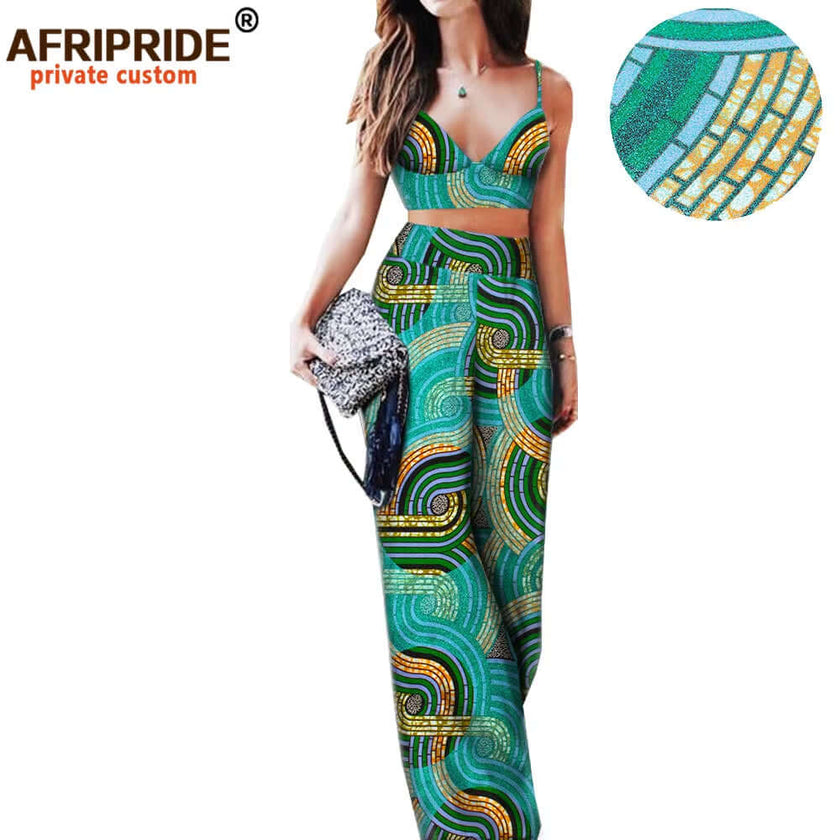 African print 2 piece set for women