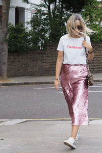 Glitter Skirts Women Custom Made