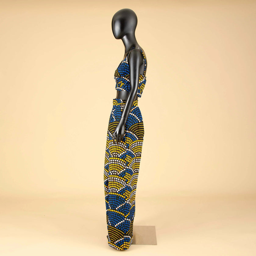 African print 2 piece set for women