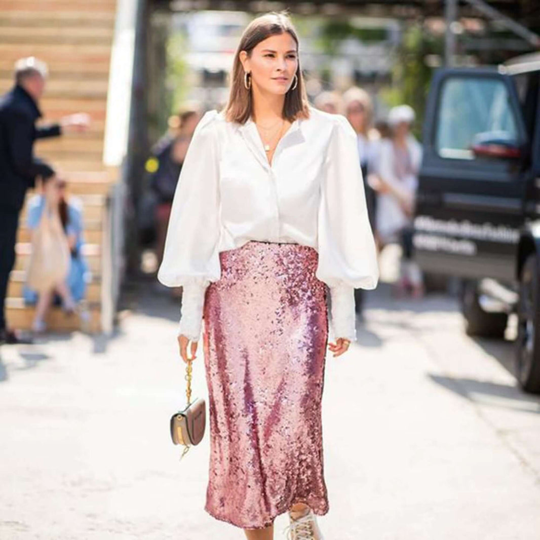 Glitter Skirts Women Custom Made