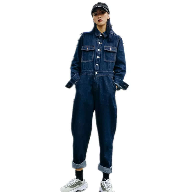 Denim Jeans Jumpsuit for Women