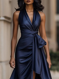 Women'S Halter Neck Maxi Dress